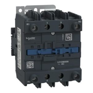 Schneider LC1D80008E7 Contactor 80A 2P+2R 48V 50-60Hz