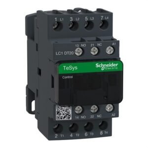 Schneider LC1DT20P7 Contactor 20A 1 NA/1 NC 230V 50-60Hz 4P