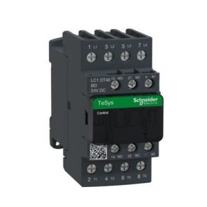 Schneider LC1DT40BD Contactor 40A 1 NA/1 NC 24V CC-AR antiparásito 4P