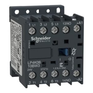 Schneider LP4K0610BW3 Minicontactor 6A 3P 24V CC bajo consumo