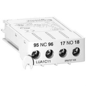 Schneider LUA1C11 Contacto auxiliar fallo/estado dispositivo NC/NA