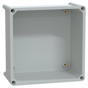 Schneider NSYFPLS2727G Fondo caja PLS poliéster 27x27x13,5 7035
