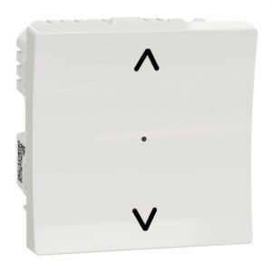 Schneider NU350918 Interruptor persianas Wiser blanco polar