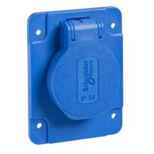 Schneider PKS61B Base 10/16A 2P+TT apriete posterior 65x85 azul