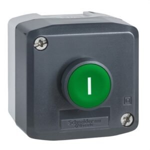 Schneider XALD102 Caja 1 pulsador rasante verde "I"
