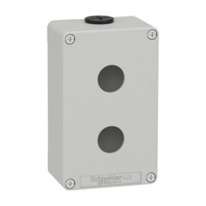 Schneider XAPD2202 Caja vacía con 2 orificios gris
