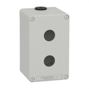 Schneider XAPD2502 Caja vacía con 2 orificios gris