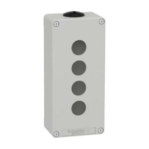 Schneider XAPD3204 Caja vacía con 4 orificios gris