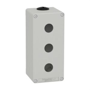 Schneider XAPD3503 Caja vacía con 3 orificios gris