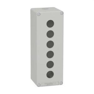 Schneider XAPD4506 Caja vacía con 6 orificios gris