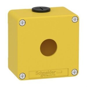 Schneider XAPK1201 Caja vacía con 1 orificio amarilla