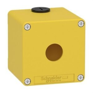 Schneider XAPK1501 Caja vacía con 1 orificio amarilla