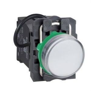 Schneider XB5AV5B1 Piloto luz blanca integral LED 400V AC Serie