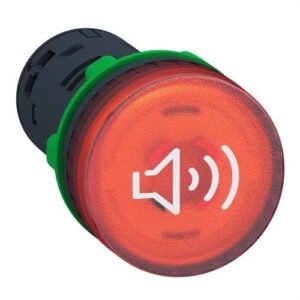 Schneider XB5KS2B4 Zumbador luminoso rojo continuo o intermitente 24V