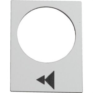 Schneider ZB2BY4903 Etiqueta 30x40mm blanco subir o derecha PV-GV