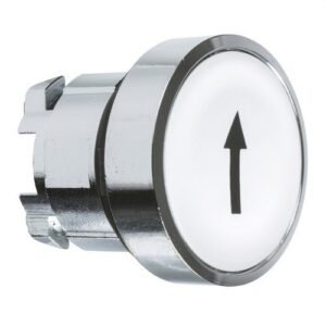 Schneider ZB4BA334 Cabeza pulsador diámetro 22 rasante blanco flecha