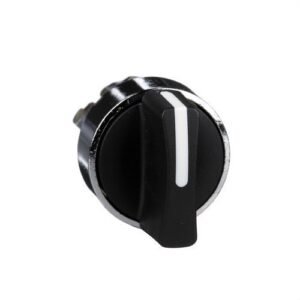 Schneider ZB4BD2 Cabeza selector diámetro 22 maneta corta negra 2