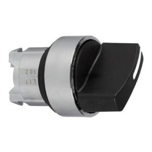 Schneider ZB4BD4 Cabeza selector diámetro 22 maneta corta negra 2