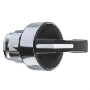 Schneider ZB4BJ5 Cabeza selector diámetro 22 maneta larga negra 3