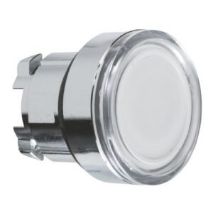 Schneider ZB4BW313 Cabeza pulsador luminoso diámetro 22 rasante