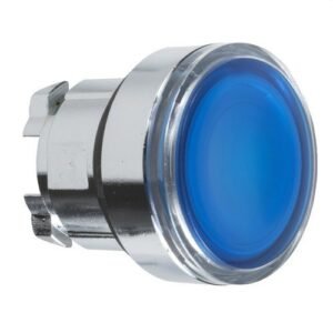 Schneider ZB4BW363 Cabeza pulsador luminoso diámetro 22 rasante azul