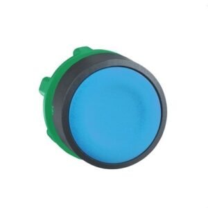 Schneider ZB5AA6 Cabeza pulsador diámetro 22 rasante azul