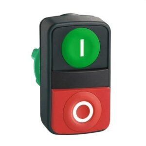 Schneider ZB5AL7341 Cabeza pulsador doble plástico rasante saliente